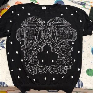 Black Graphic sweater